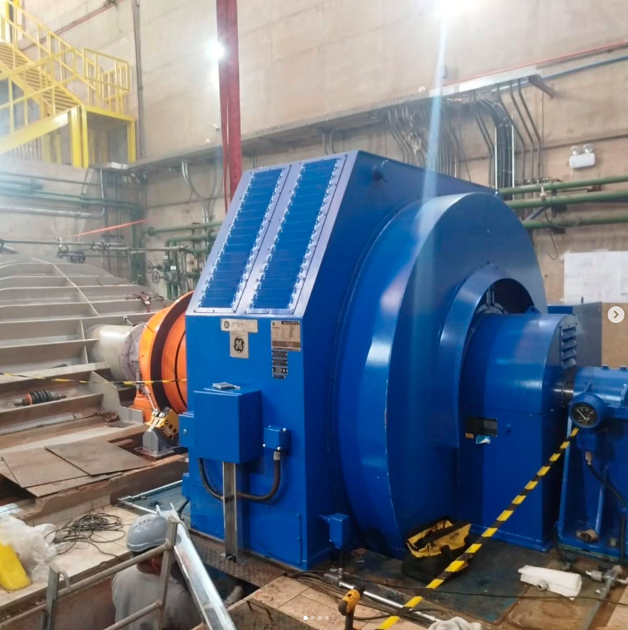Montagem de Unidade Geradora — Siemens Energy - PCH Furnas do Segredo