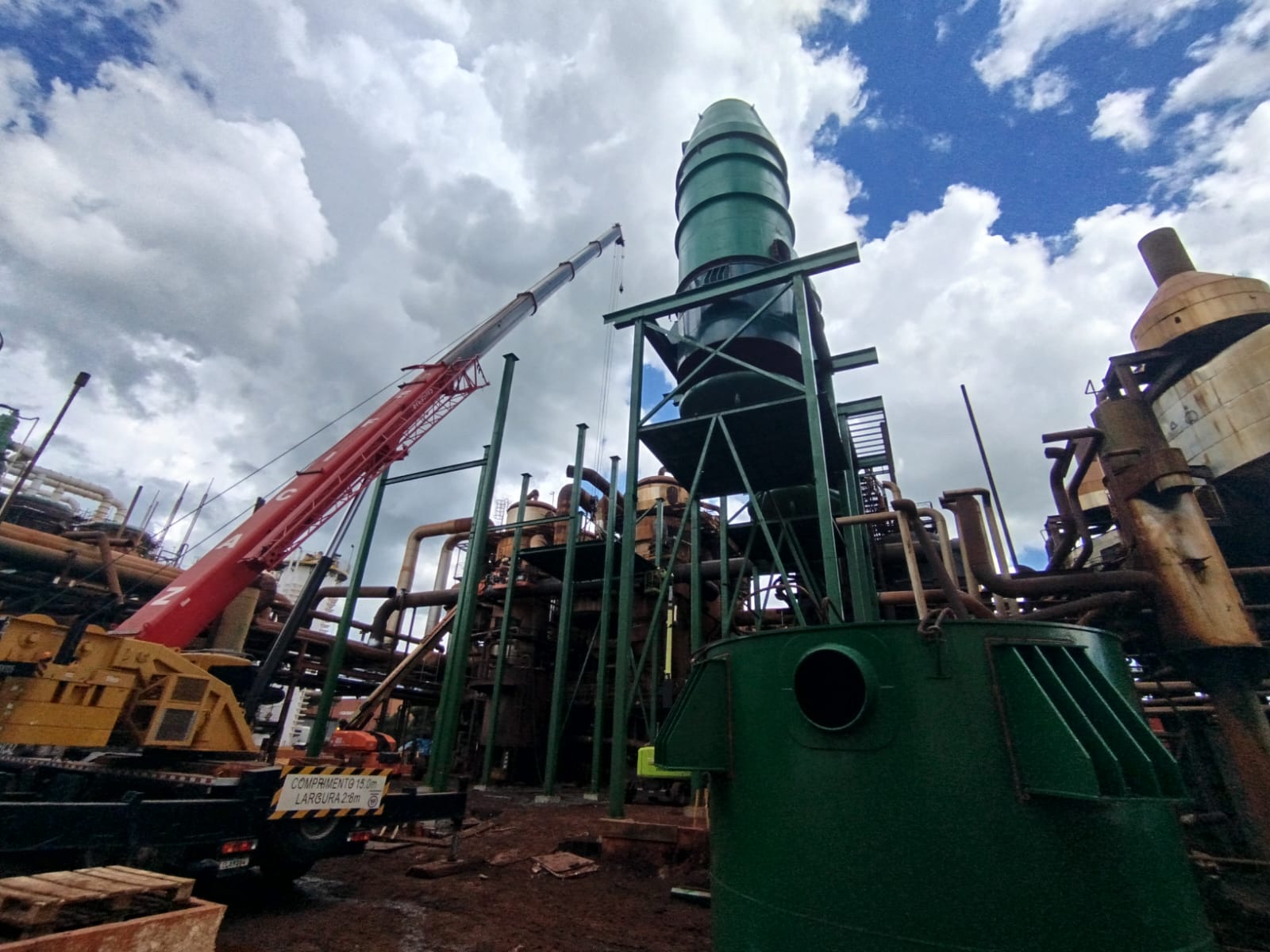 Fabricação Evaporadores — Cargill - SJC Bioenergia