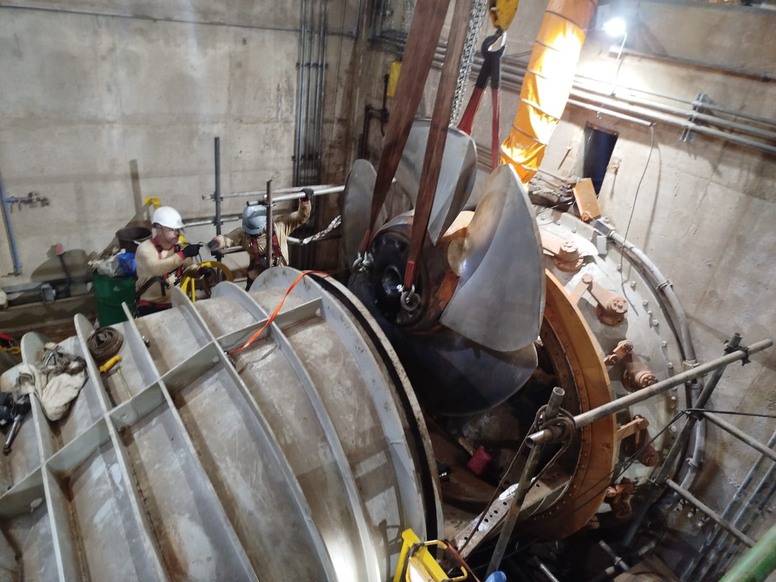 Montagem de Rotor — Siemens Energy - PCH Furnas do Segredo