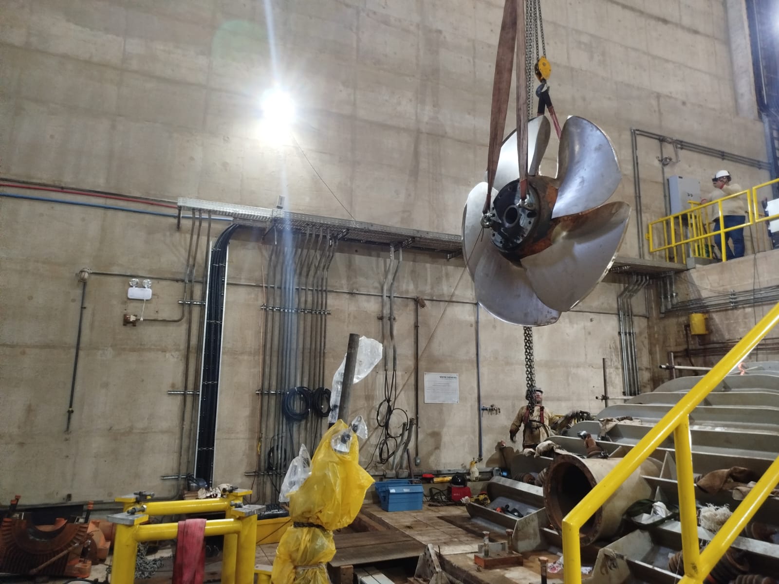 Movimentação de Rotor — Siemens Energy - PCH Furnas do Segredo