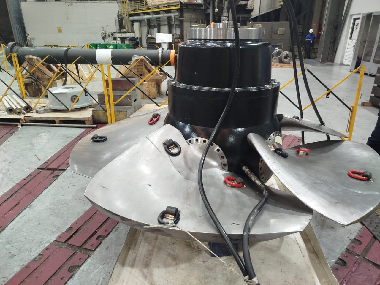 Montagem de Rotor Kaplan — Siemens Energy - PCH Furnas do Segredo