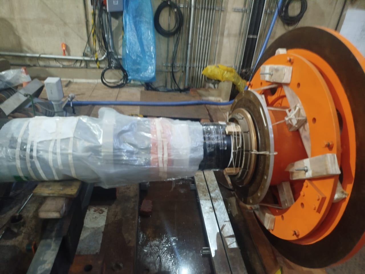 Montagem de Eixo — Siemens Energy - PCH Furnas do Segredo